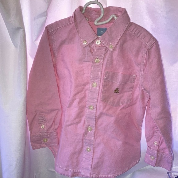 Size for babyGap, pink button up dress shirt - Picture 1 of 4